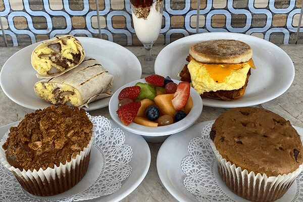 Table is set for breakfast